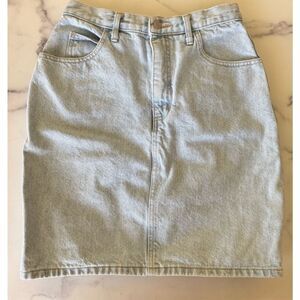Guess size 30 light blue jean denim skirt  90s cotton above knee